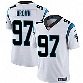 Men & Women & Youth Carolina Panthers #97 Bobby Brown White 2025 Vapor Limited Stitched Jersey,baseball caps,new era cap wholesale,wholesale hats